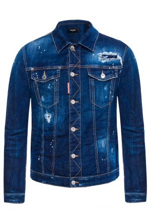 Distressed denim jacket, zdjęcie 1 Distressed denim jacket od Dsquared2